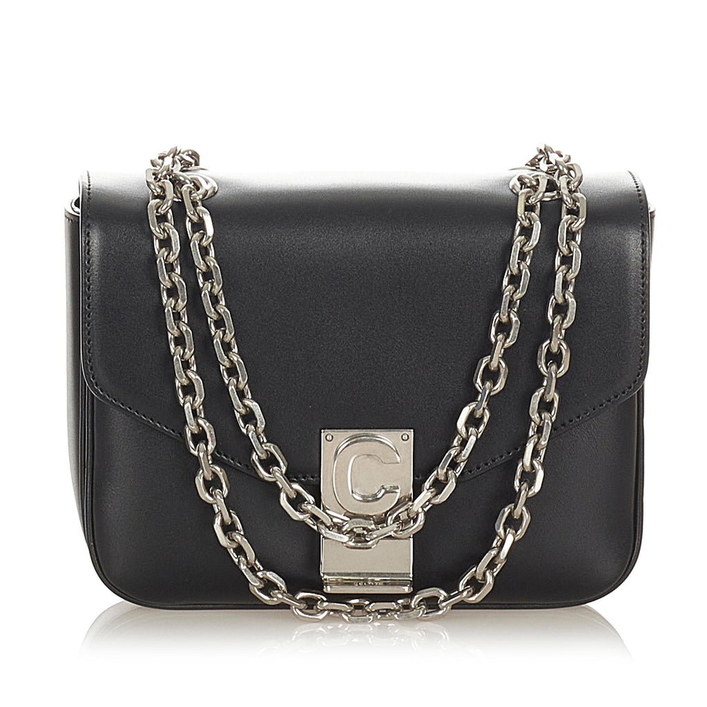 Celine C Bag Leather Crossbody Bag (SHG-23809)