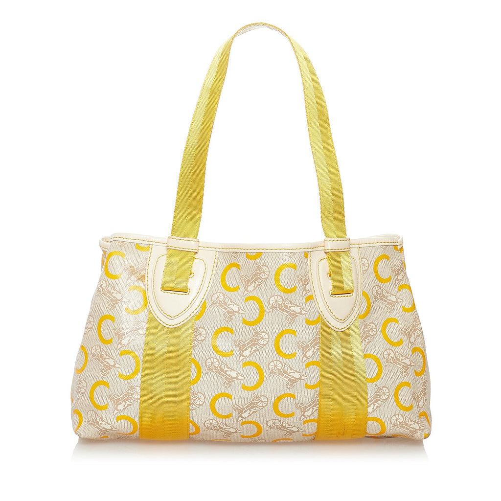 Celine C Carriage Canvas Tote Bag (SHG-32310)