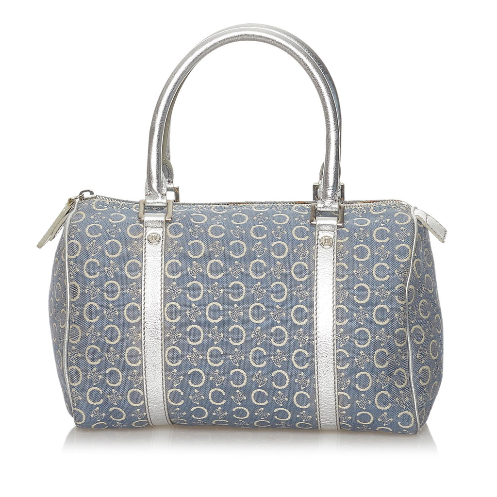 Celine C Macadam Canvas Boston Bag (SHG-31324)
