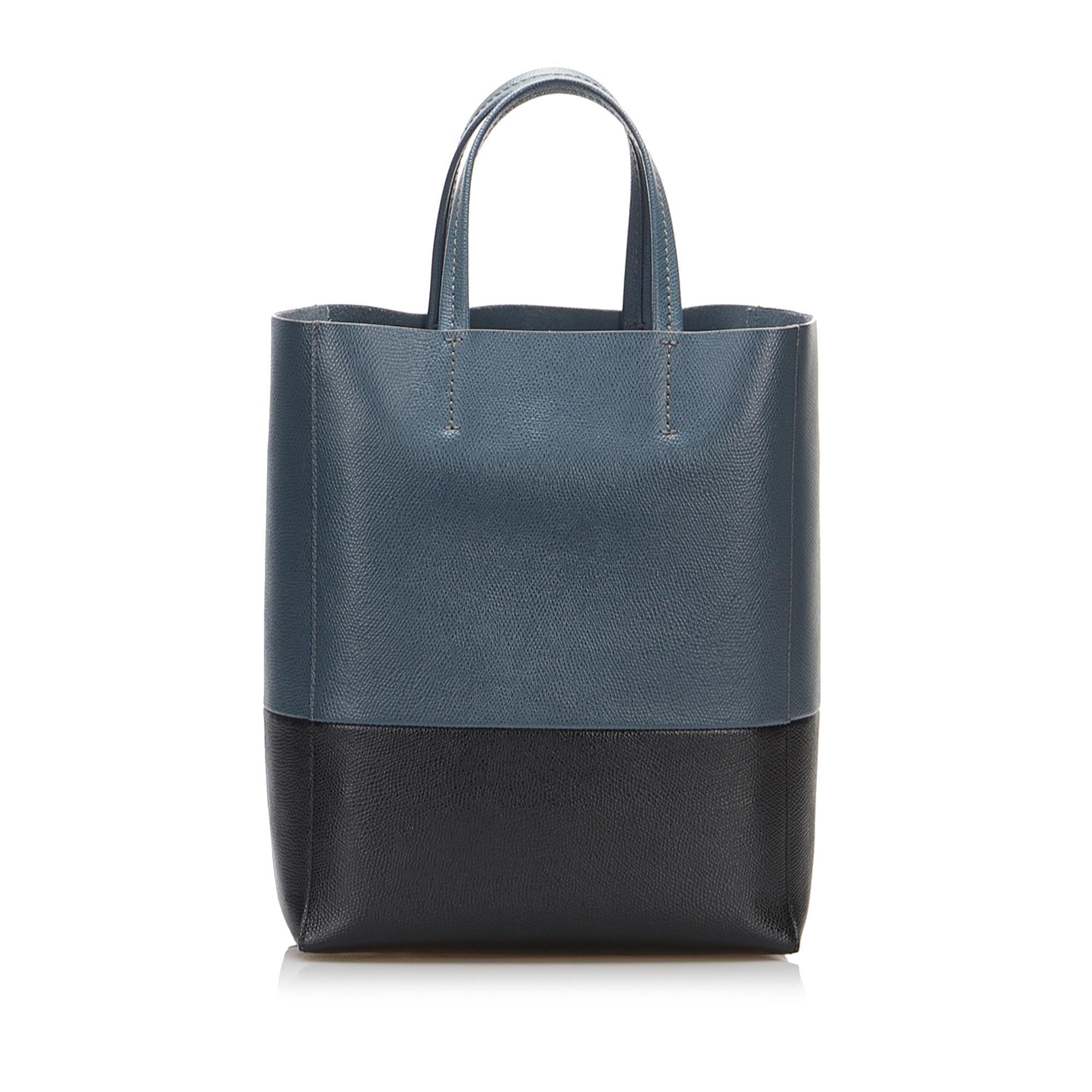 Celine Cabas Vertical Bicolor (SHG-RZtLnl)