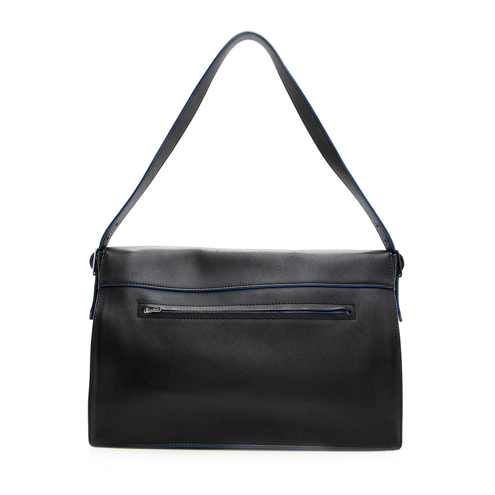 Celine Calfskin Tri-Color Diamond Shoulder Bag - FINAL SALE (SHF-19411)