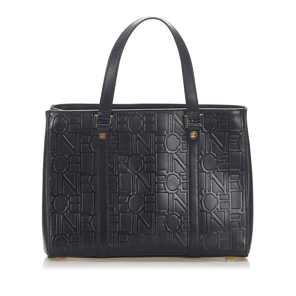 Celine Embossed Leather Tote Bag (SHG-17448)