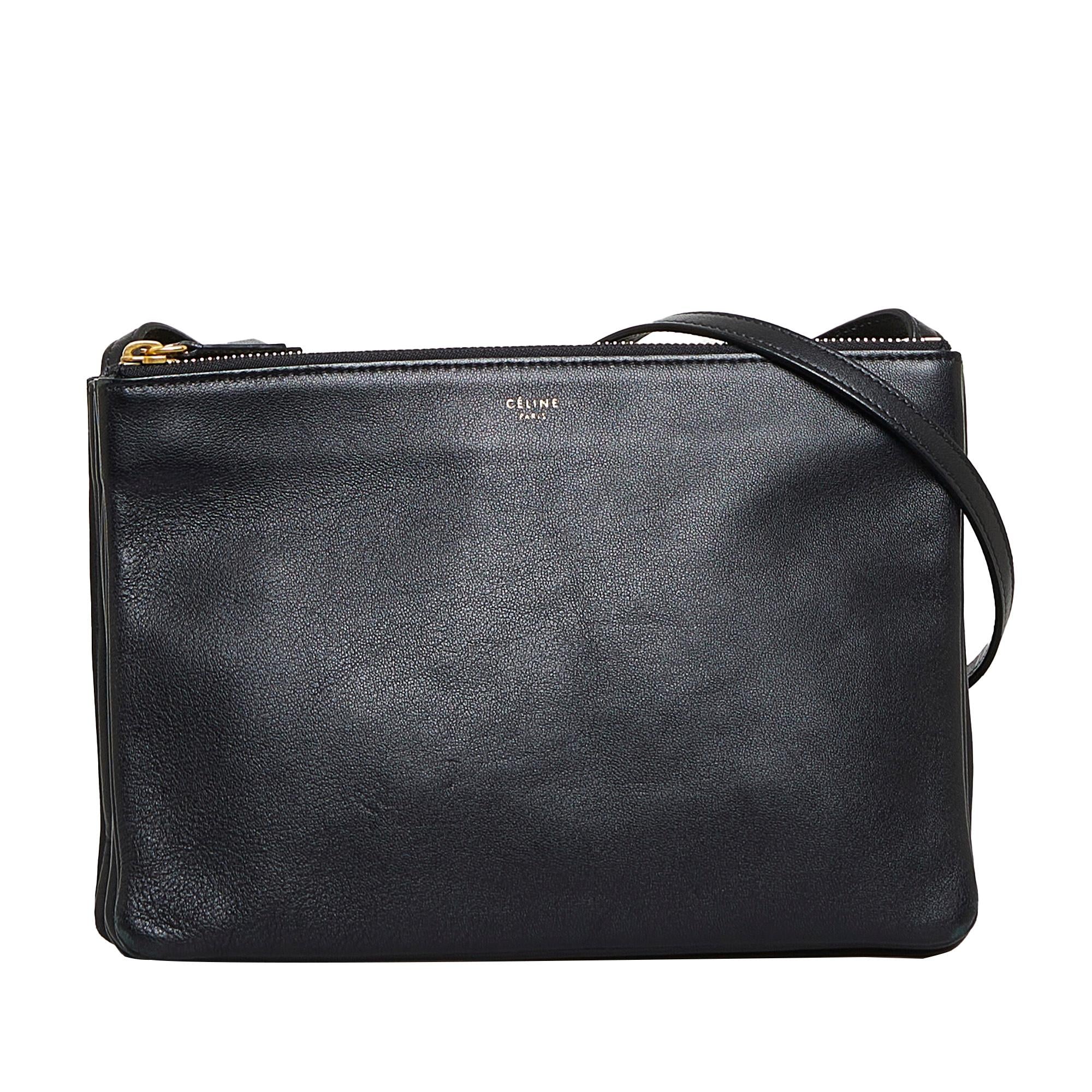 Celine Large Trio Crossbody (SHG-1qaOoz)