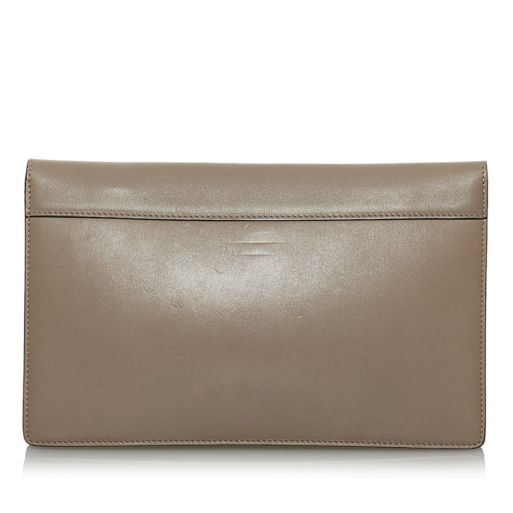 Celine Leather Diamond Clutch Bag (SHG-30333)