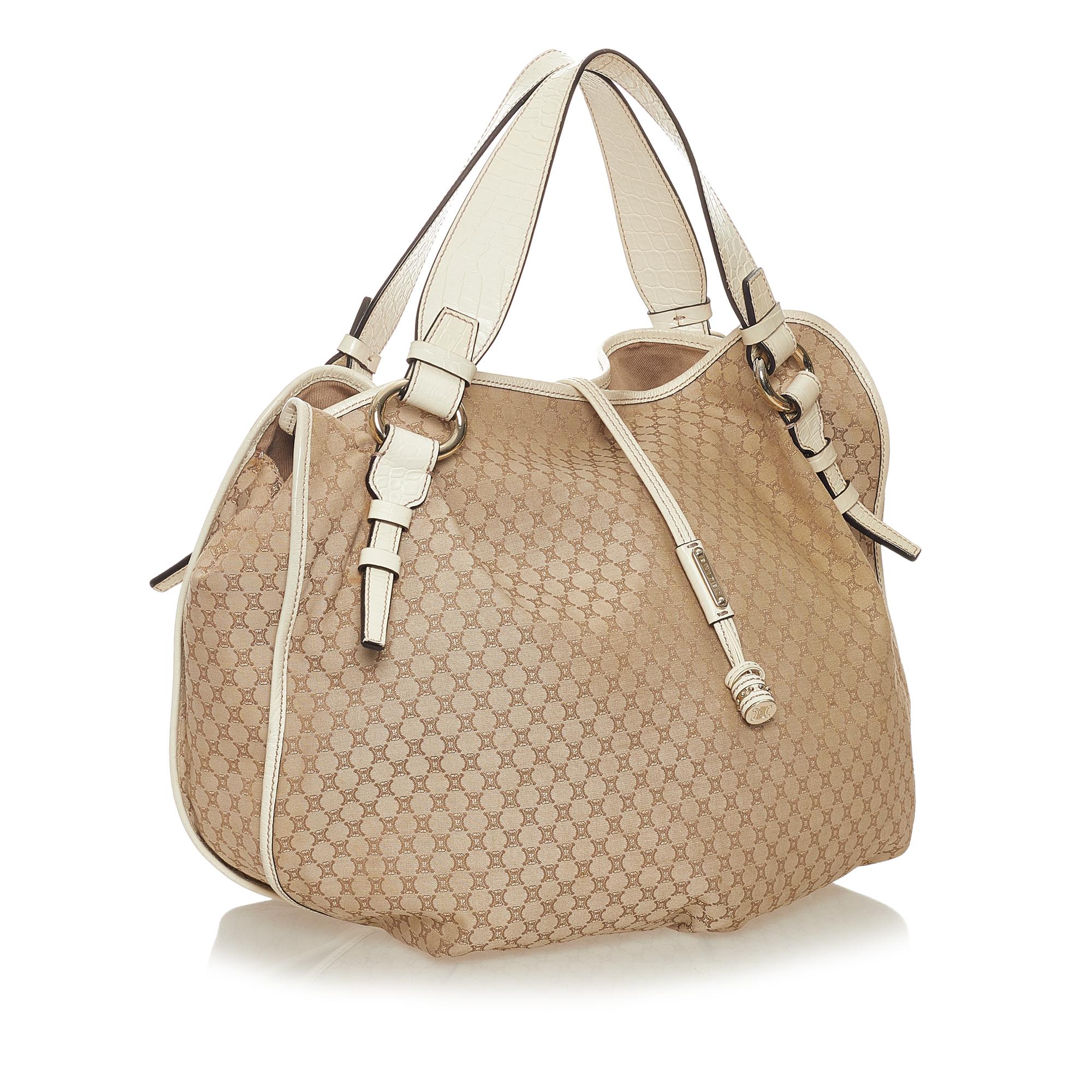 Celine Macadam Bittersweet Canvas Handbag (SHG-27998)