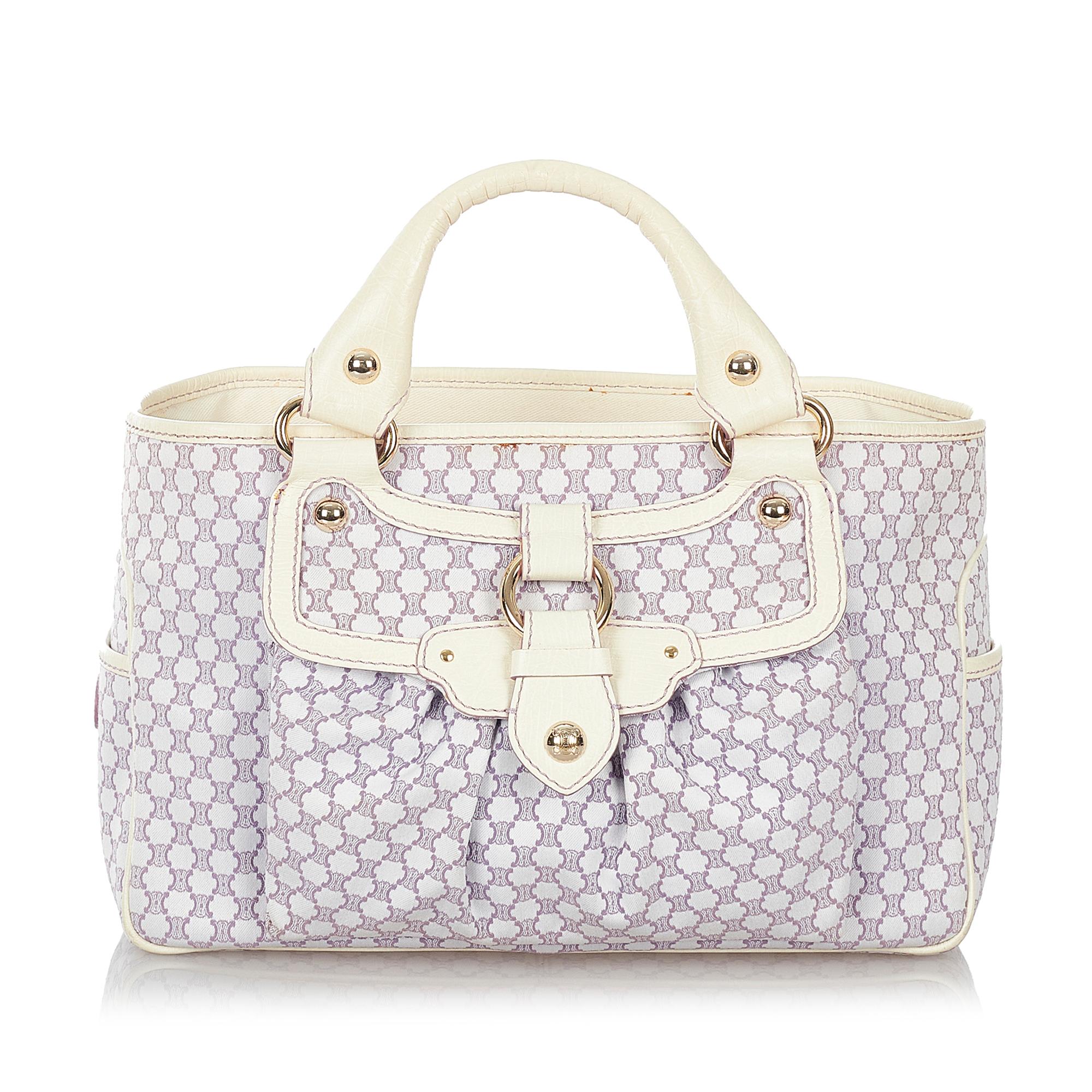 Celine Macadam Boogie Canvas Handbag (SHG-26857)
