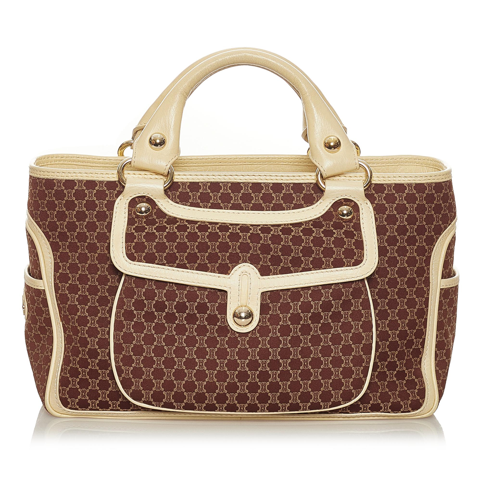 Celine Macadam Boogie Canvas Handbag (SHG-36208)