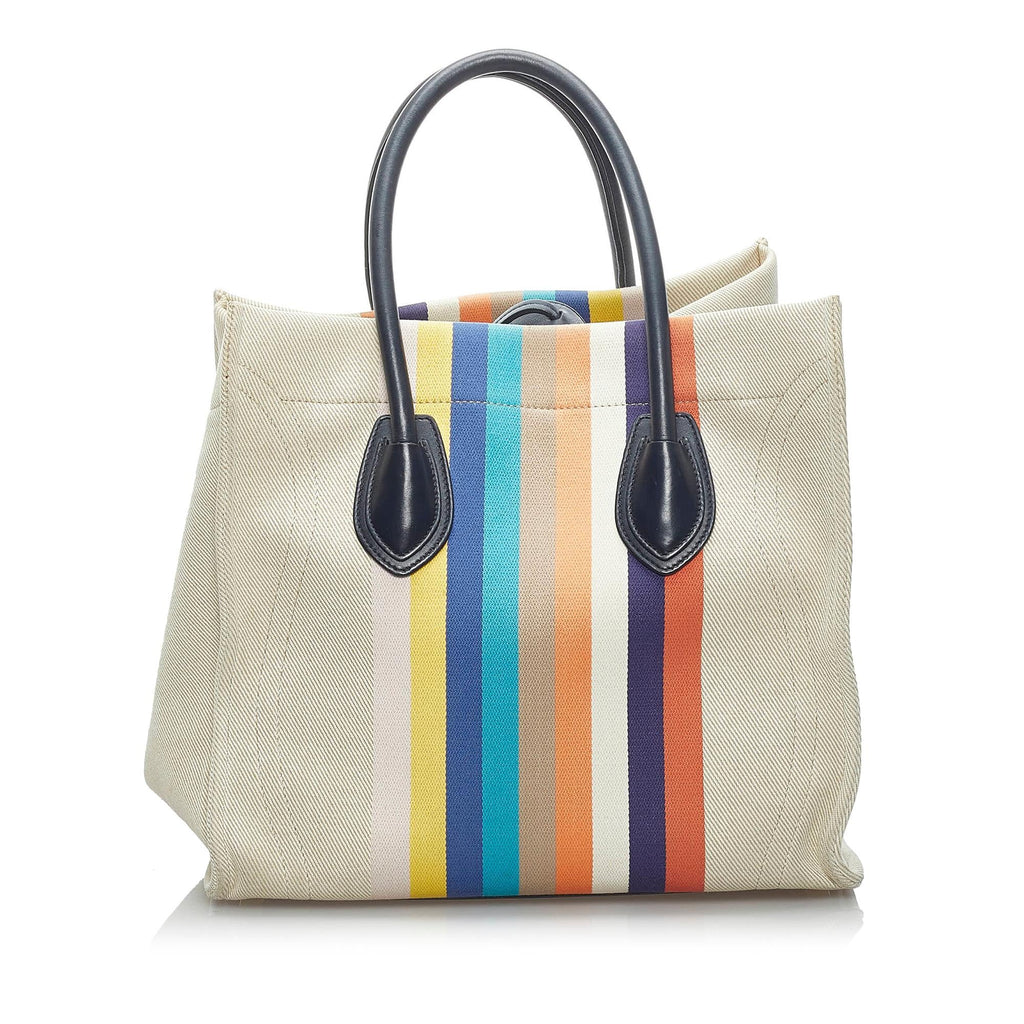 Celine Medium Phantom Luggage Canvas Handbag (SHG-34181)