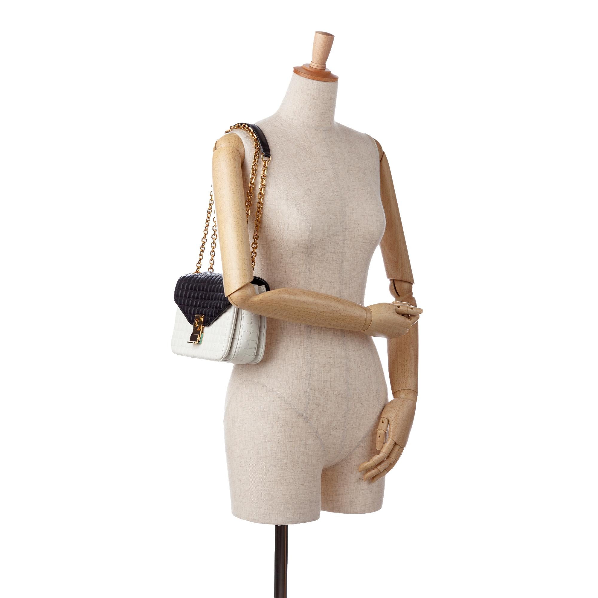 Celine Medium Quilted C Bag (SHG-6civks)