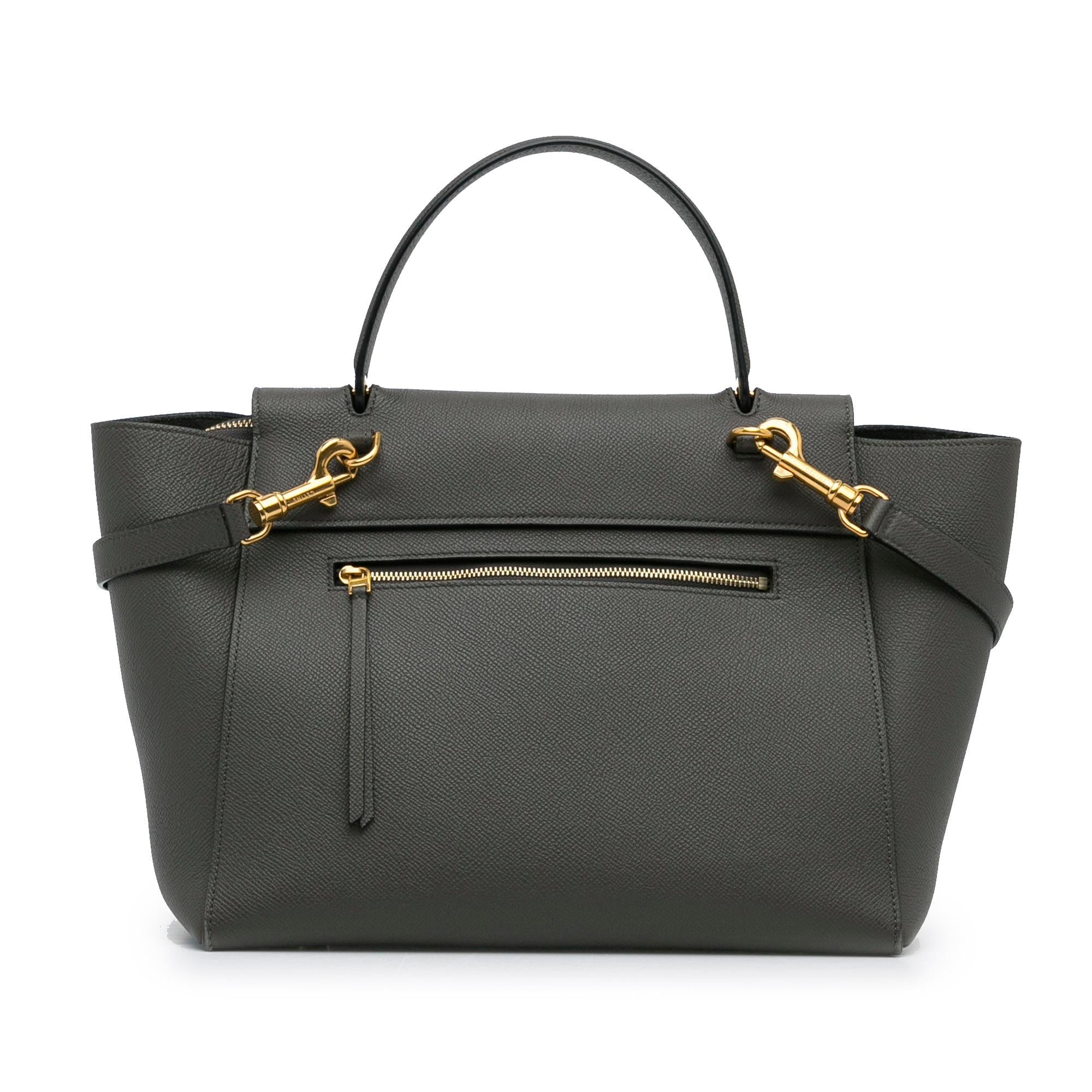 Celine Micro Belt Leather Satchel (SHG-7DgUbl)