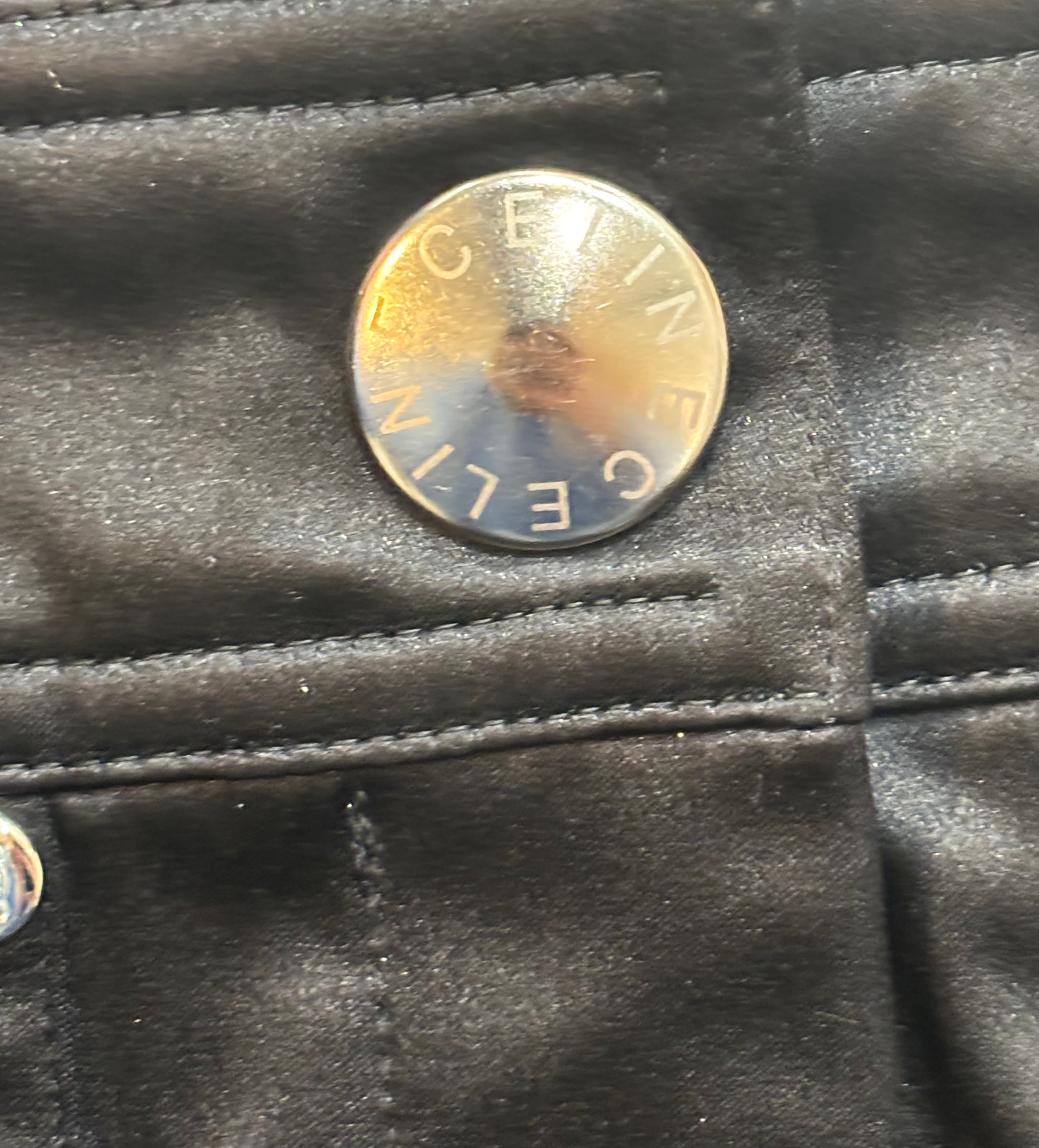 CÉLINE SILK NYLON BLEND MINI SKIRT