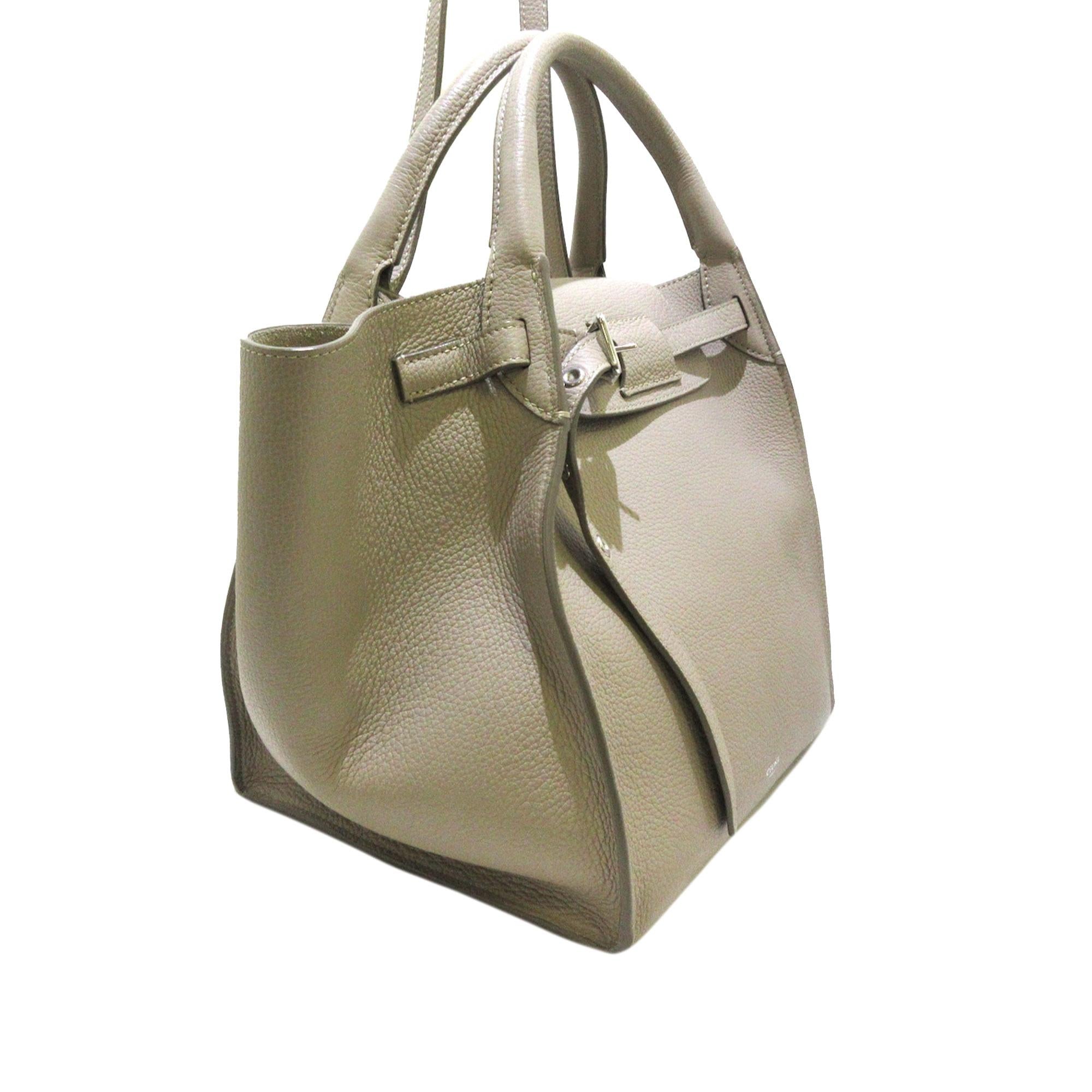 Celine Small Big Leather Satchel (SHG-35132)