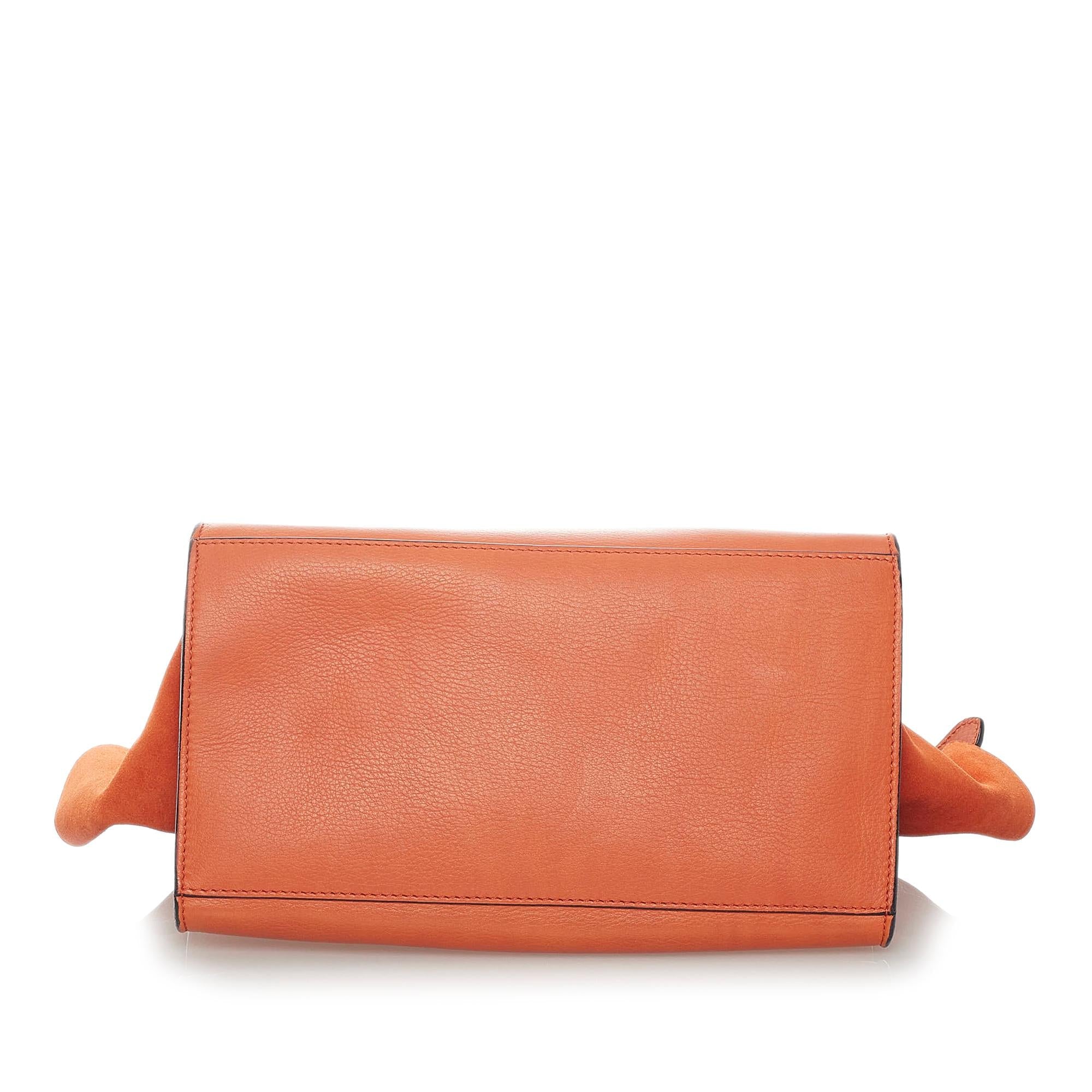 Celine Trapeze Leather Satchel (SHG-31102)