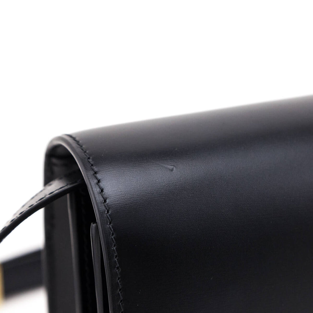 Celine Black Box Calfskin Teen Classic Box Flap Bag