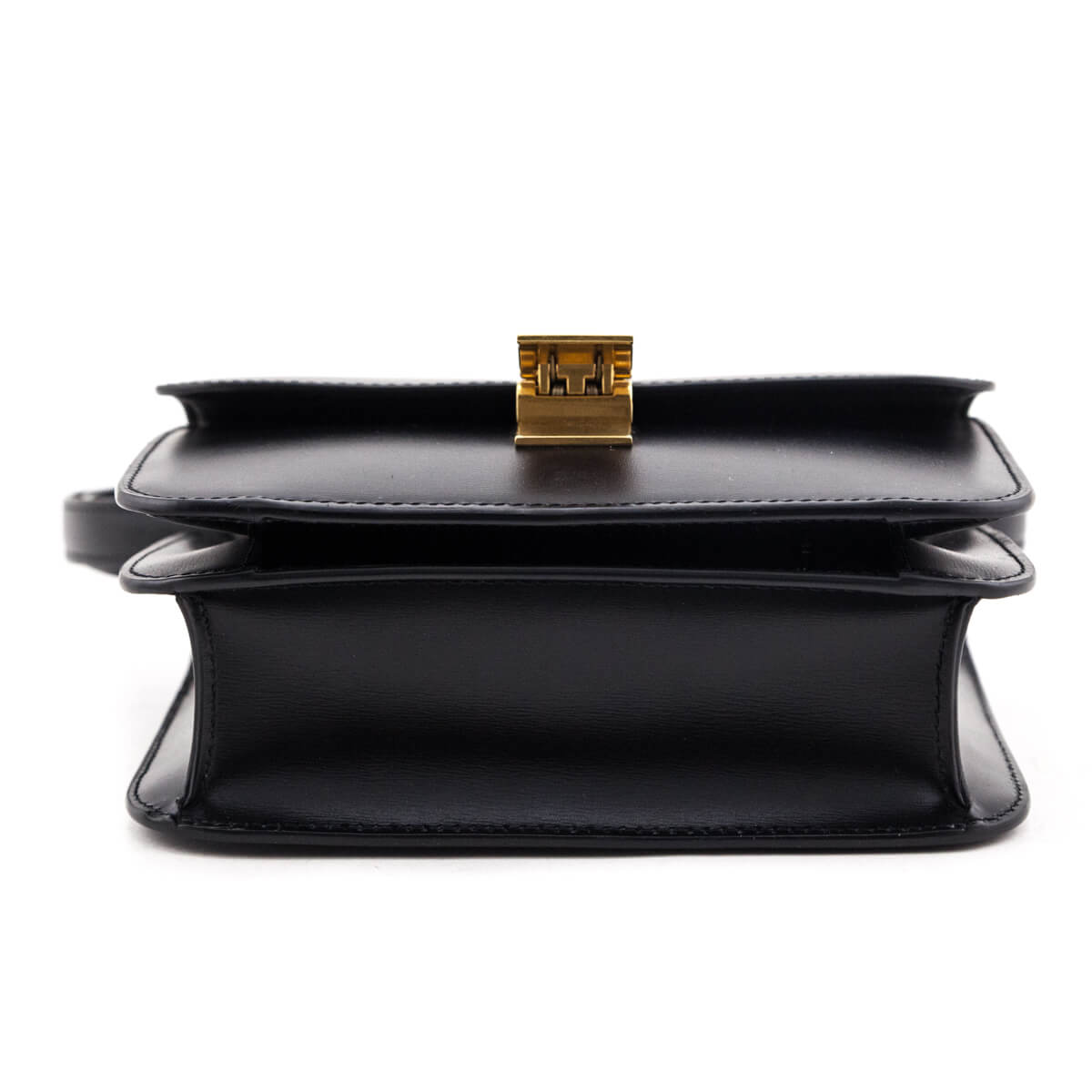 Celine Black Box Calfskin Teen Classic Box Flap Bag