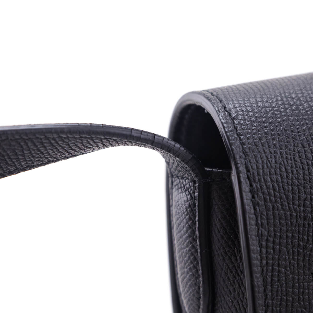 Celine Black Grained Calfskin Medium Trotteur Bag