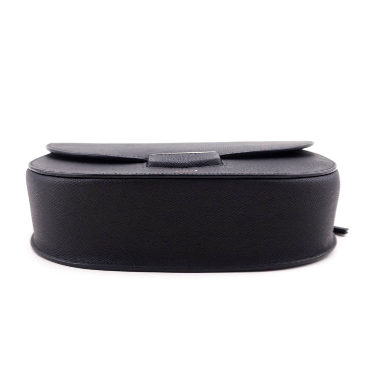 Celine Black Grained Calfskin Medium Trotteur Bag