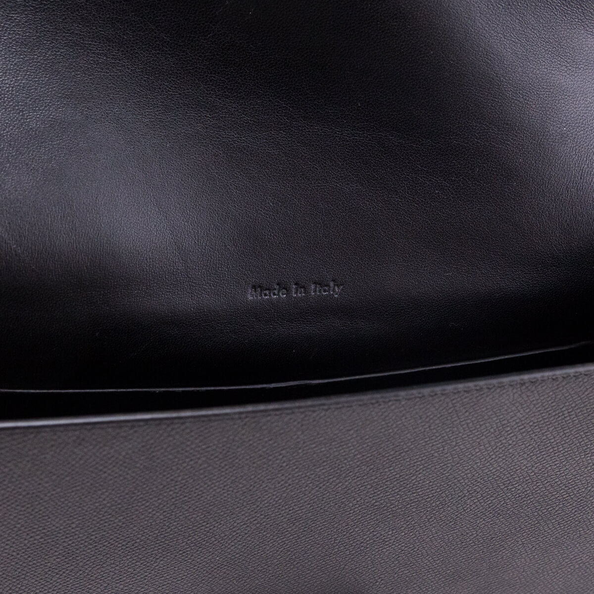 Celine Black Grained Calfskin Medium Trotteur Bag