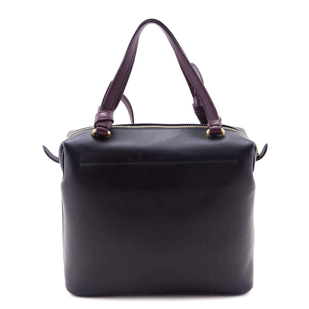 Celine Black Lambskin Small Soft Cube Satchel