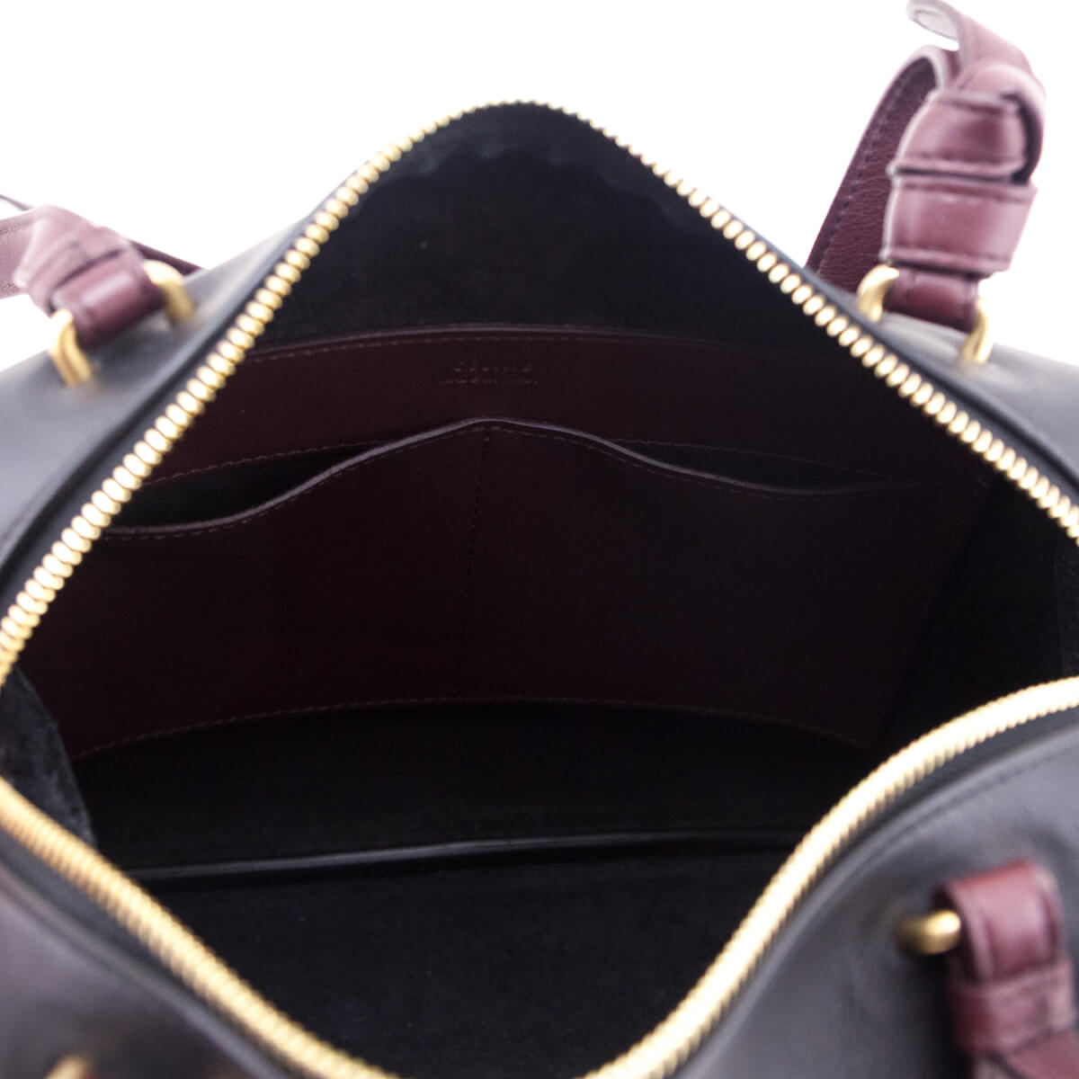 Celine Black Lambskin Small Soft Cube Satchel