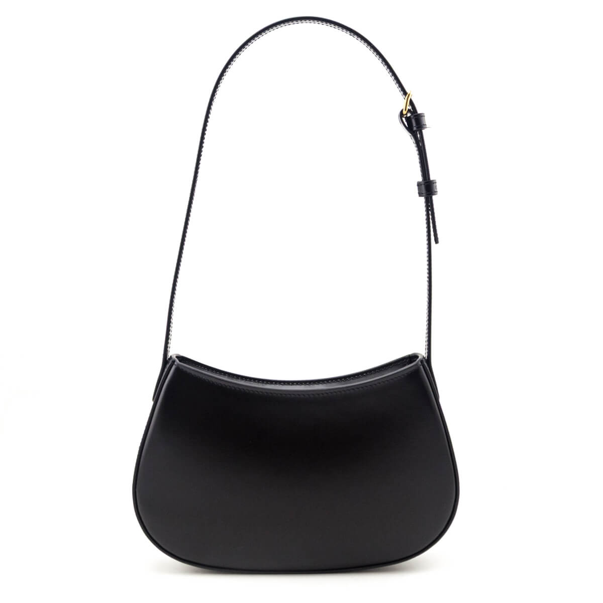 Celine Black Shiny Calfskin Medium Tilly Bag
