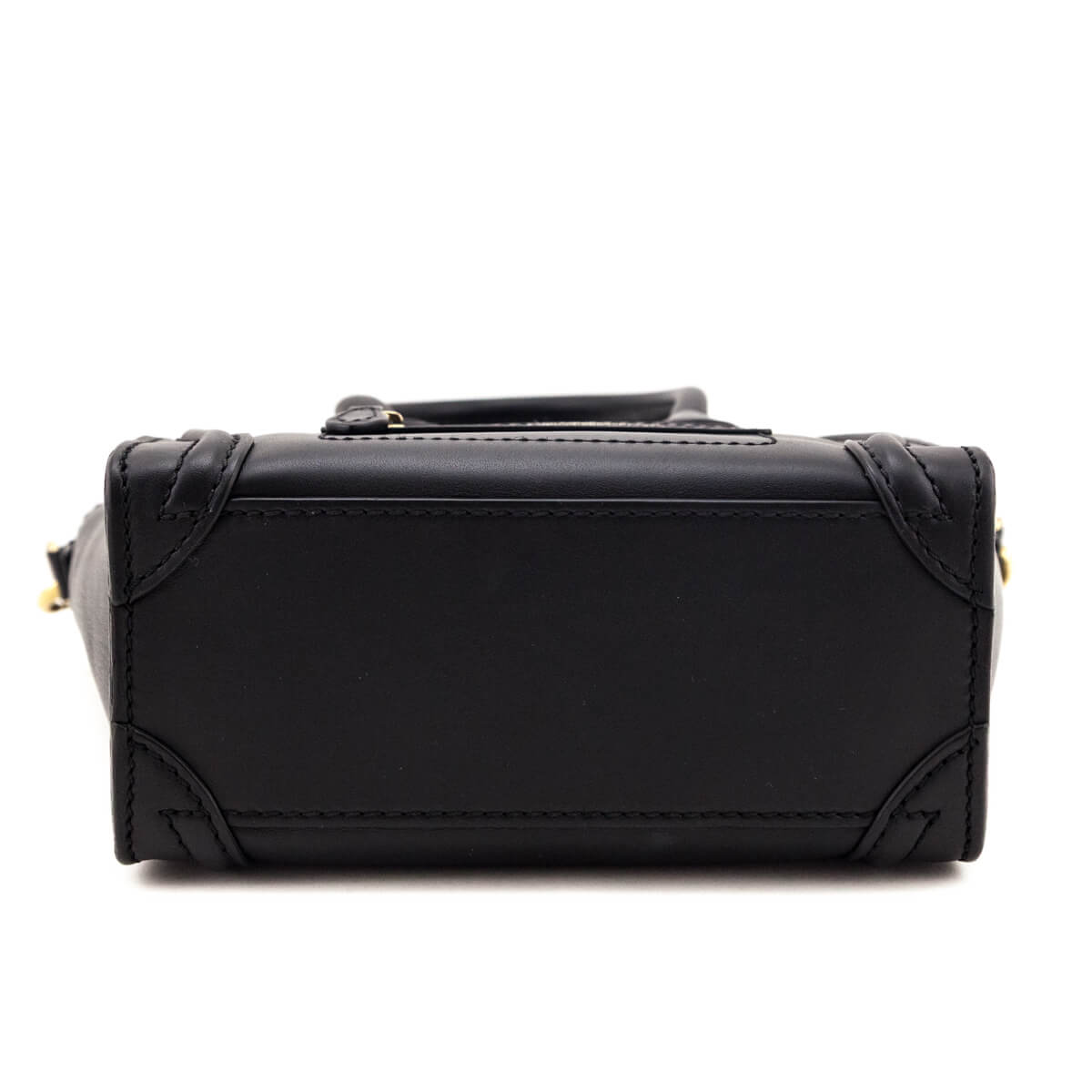 Celine Black Smooth Calfskin Luggage Nano