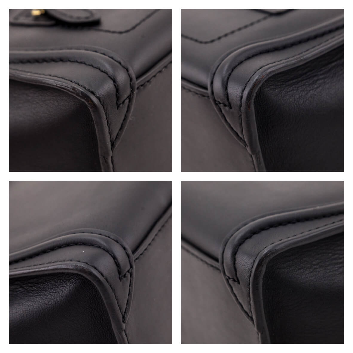 Celine Black Smooth Calfskin Luggage Nano