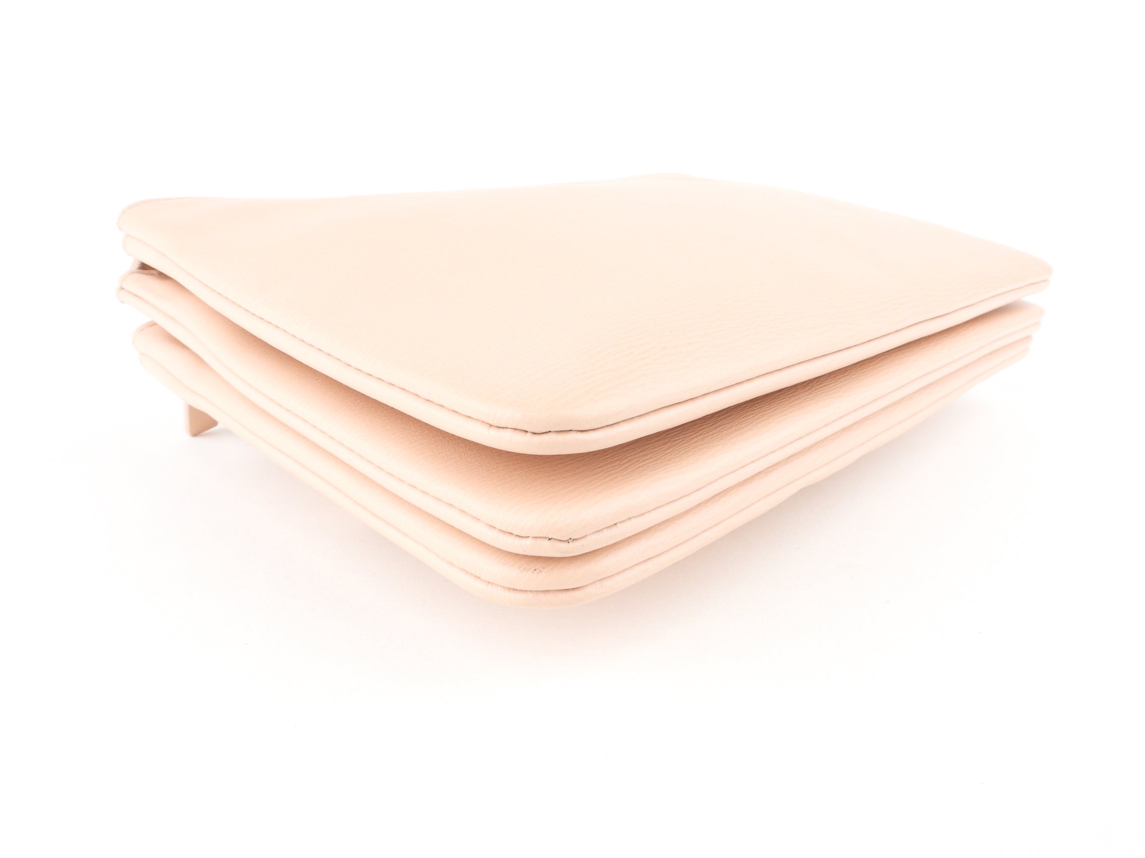 Celine Blush Pink Leather Trio Shoulder Bag