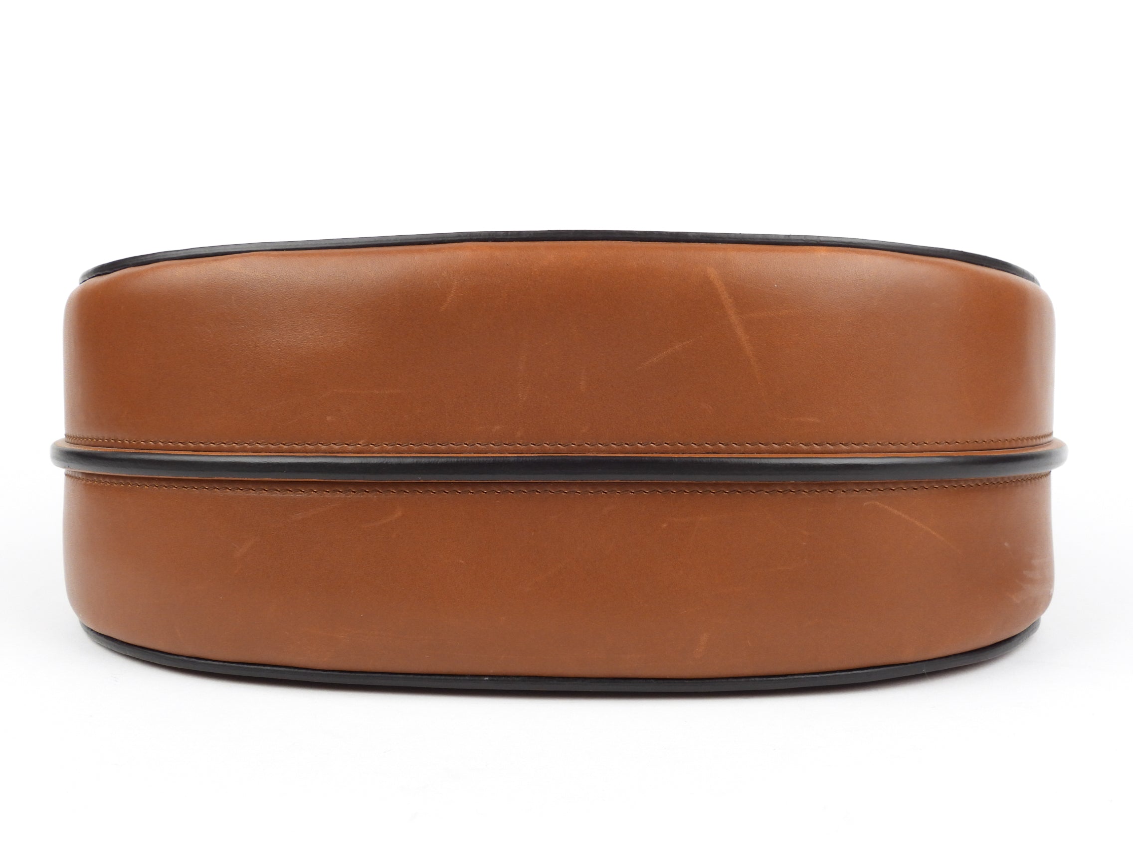 Celine Brown Smooth Leather Medium Trotteur Crossbody Shoulder Bag