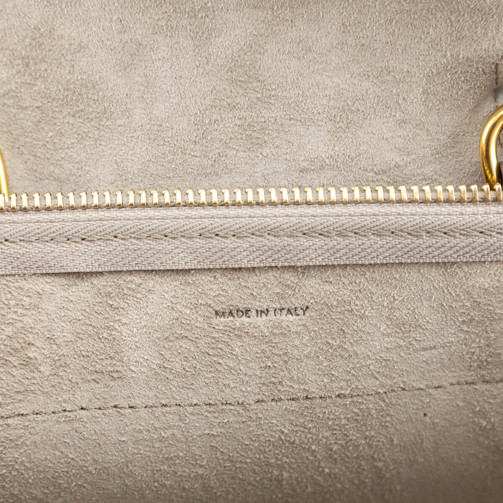 Celine Light Taupe Grained Calfskin Nano Belt Bag