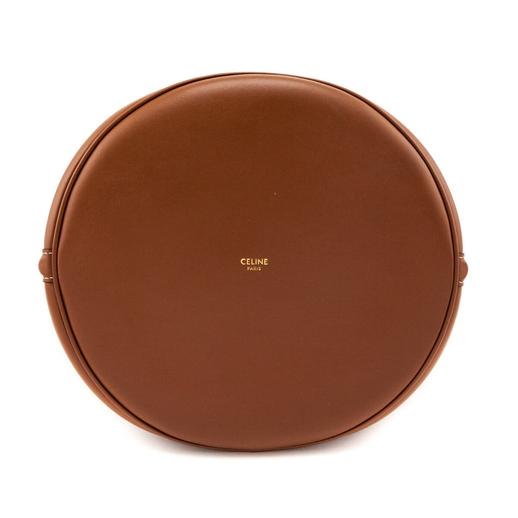 Celine Tan Smooth Calfskin Bucket 16 Bag