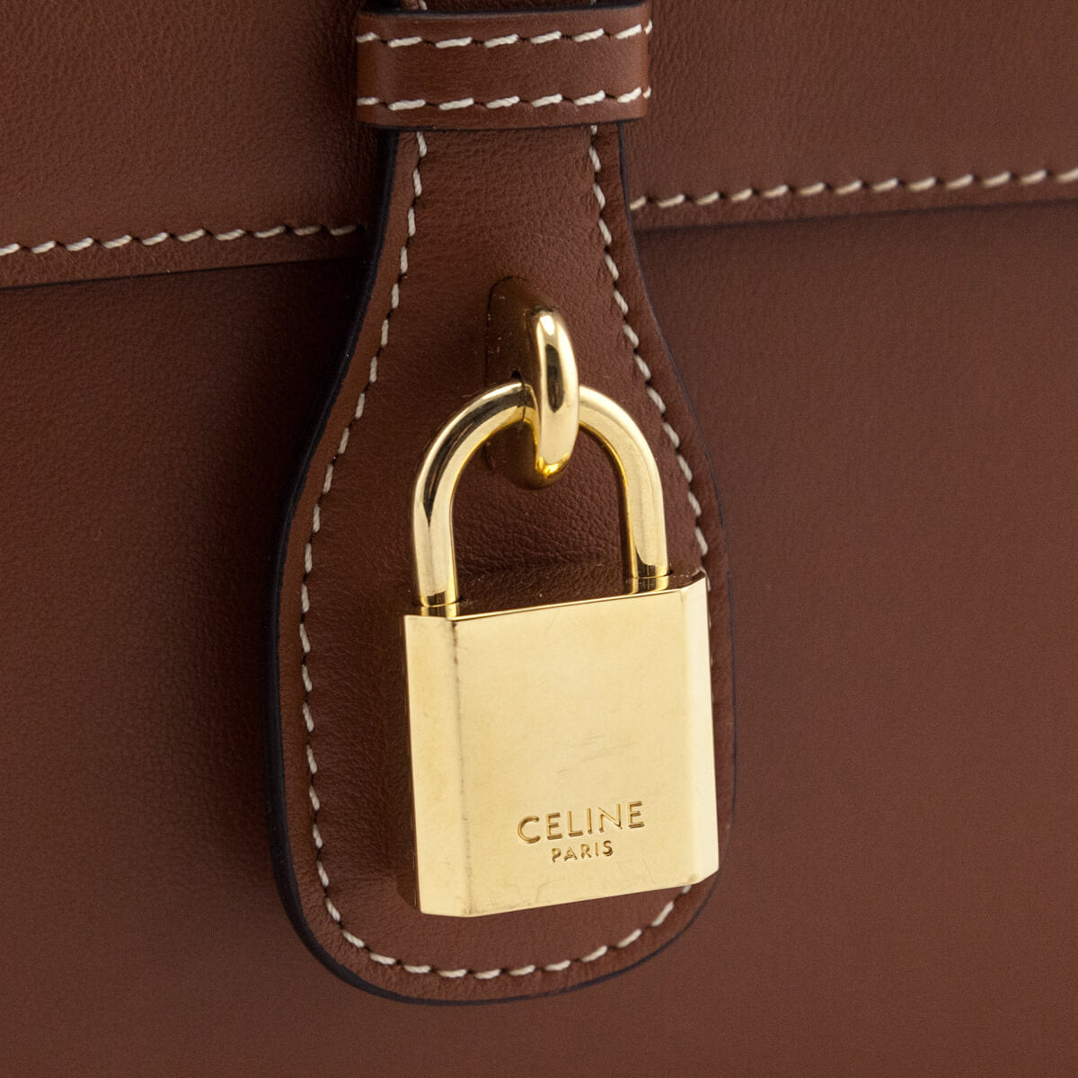 Celine Tan Smooth Calfskin Medium Tabou Bag