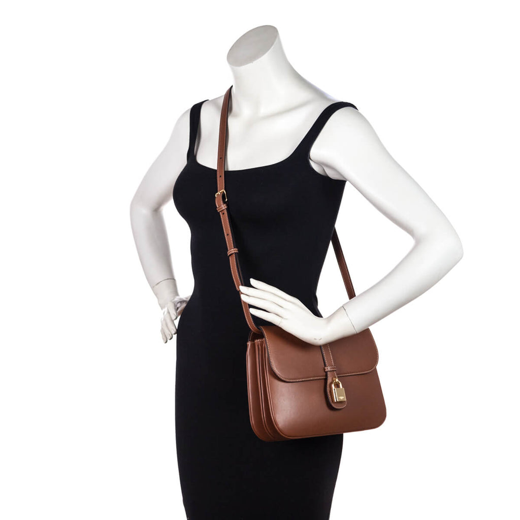 Celine Tan Smooth Calfskin Medium Tabou Bag