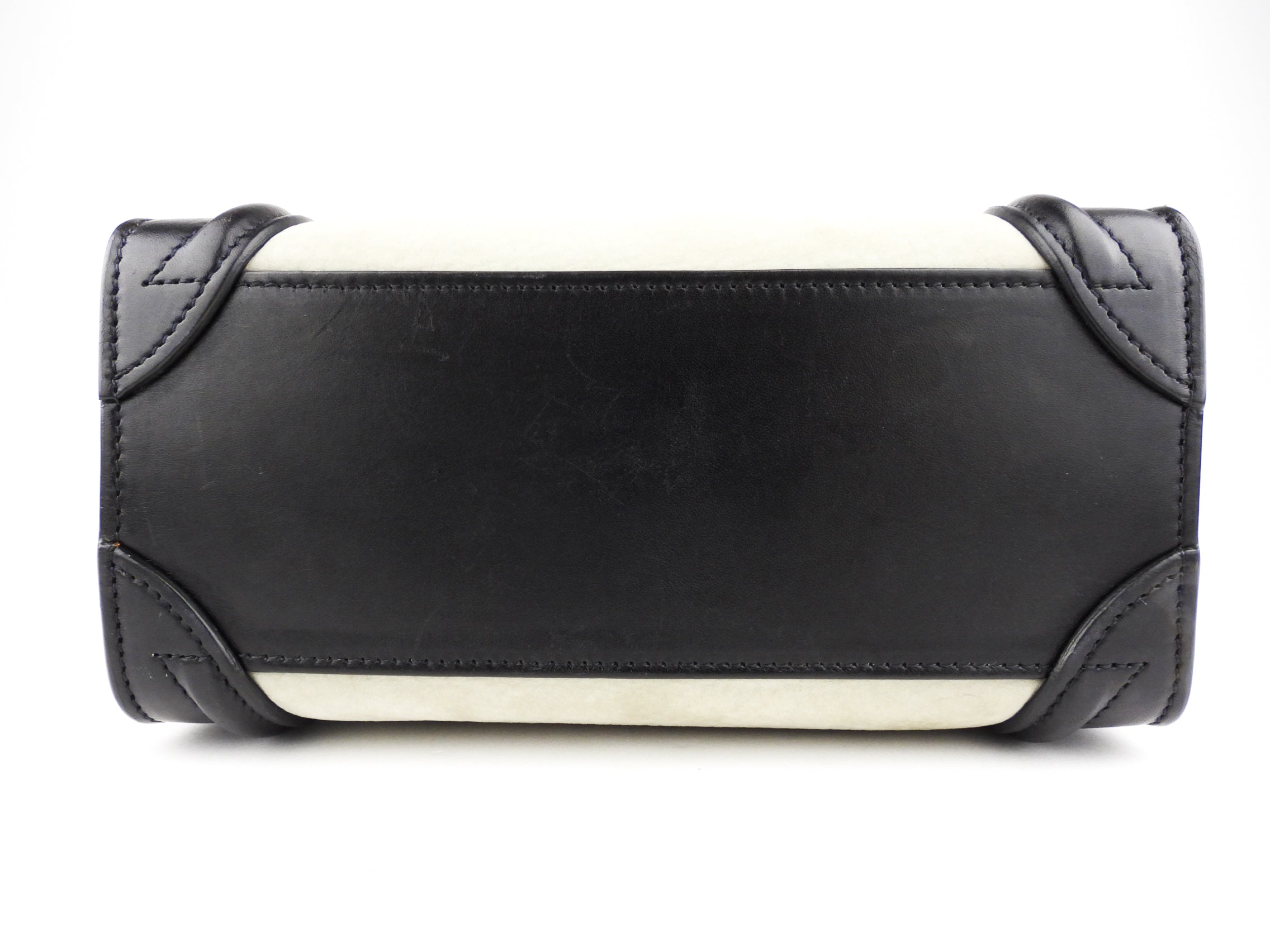 Celine Tri-Color Leather Nano Luggage Two Way Bag