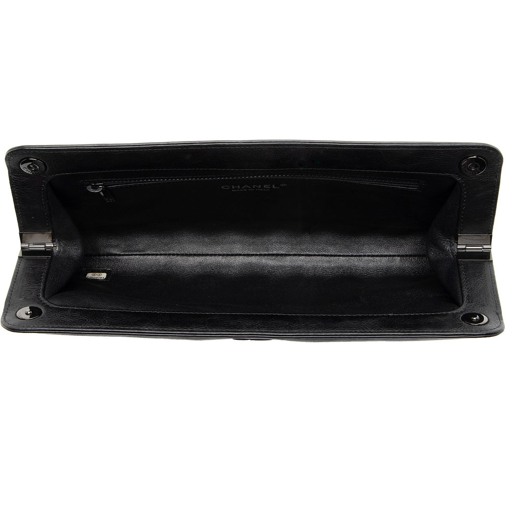 Chanel Aged Calfskin CC Frame Clutch