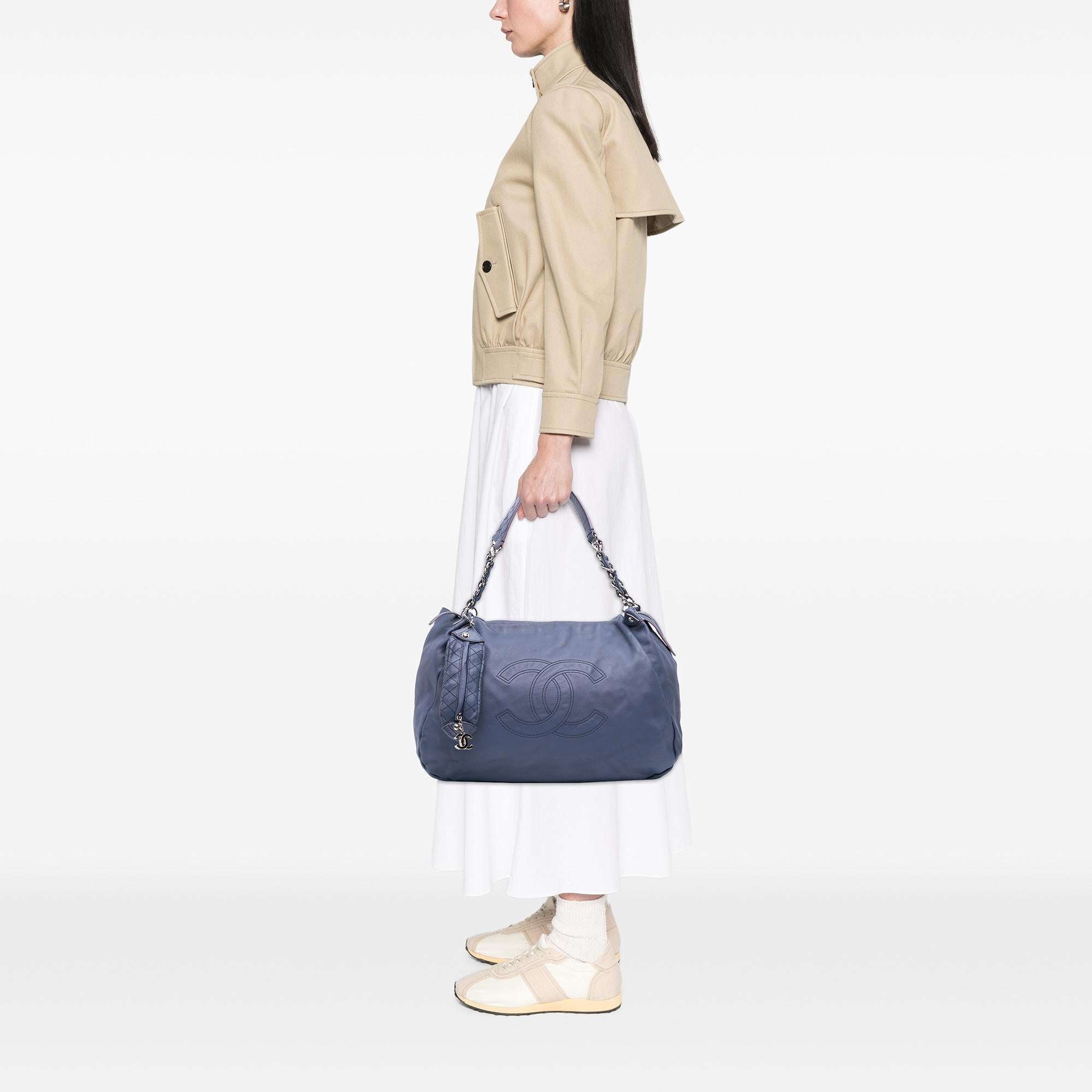 Chanel CC Calfskin Edgy Hobo
