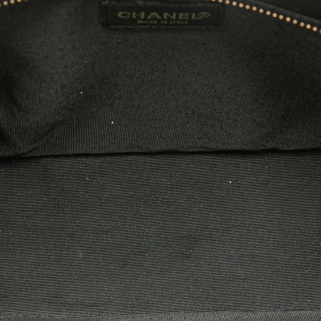 Chanel CC Chocolate Bar Lambskin Tote