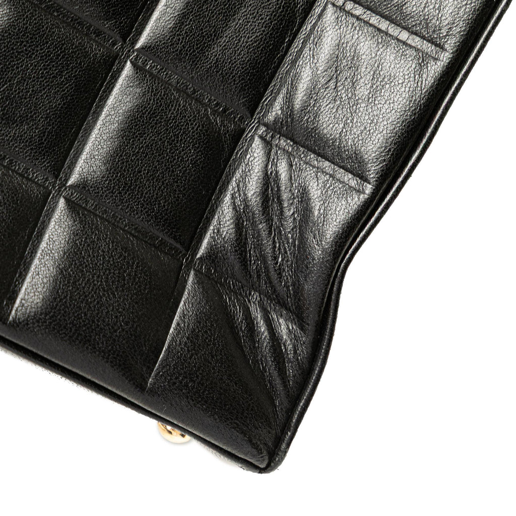 Chanel CC Chocolate Bar Lambskin Tote