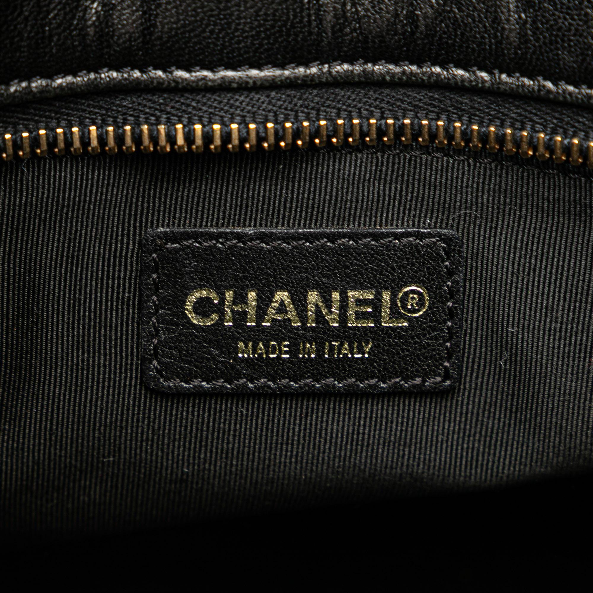 Chanel CC Chocolate Bar Lambskin Tote