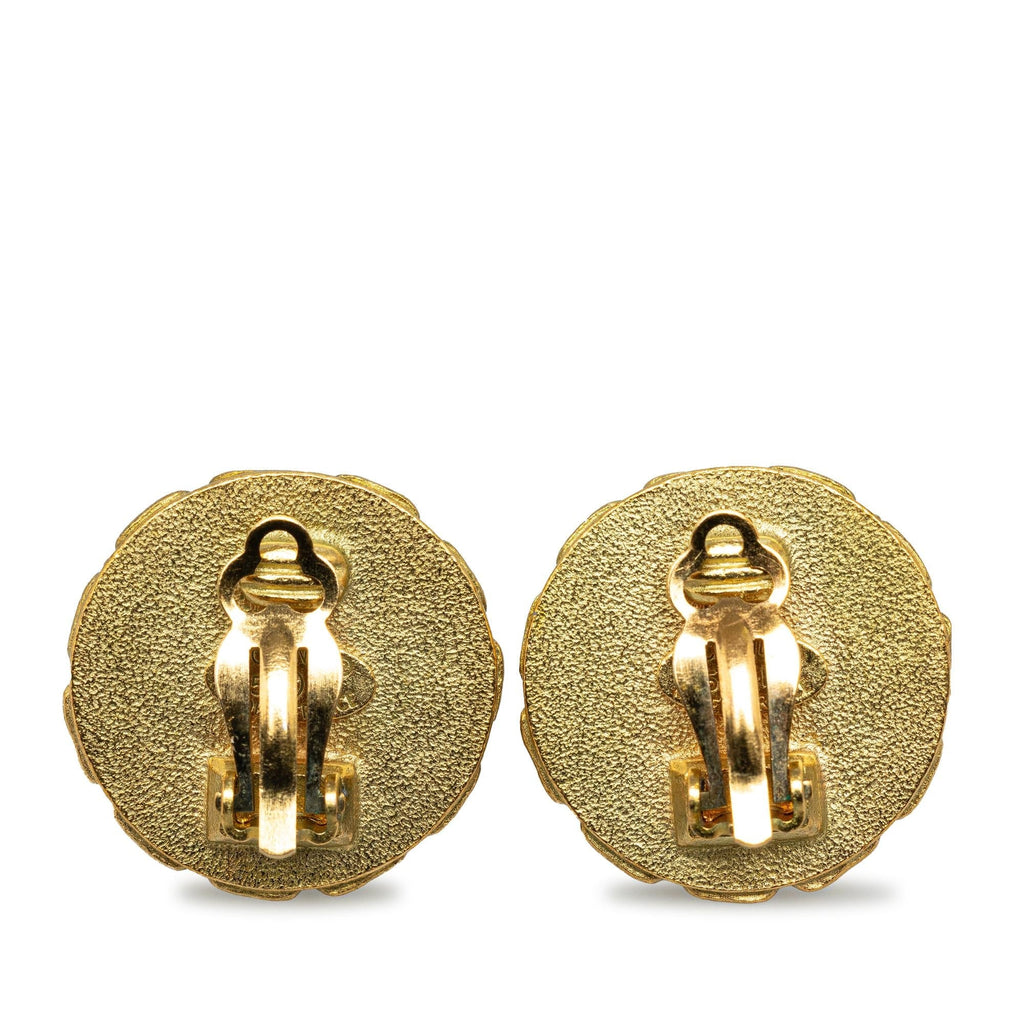 Chanel CC Clip On Earrings