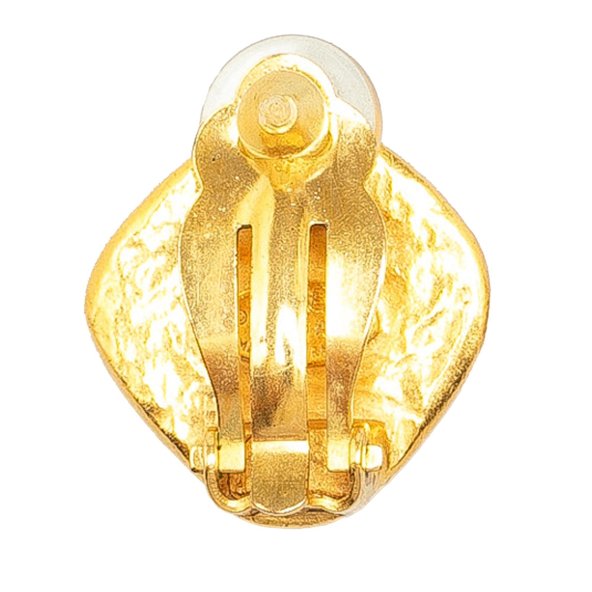 Chanel CC Clip on Earrings (SHG-hdr3nZ)
