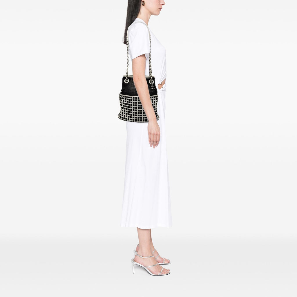 Chanel CC Mesh and Calfskin Bucket Bag