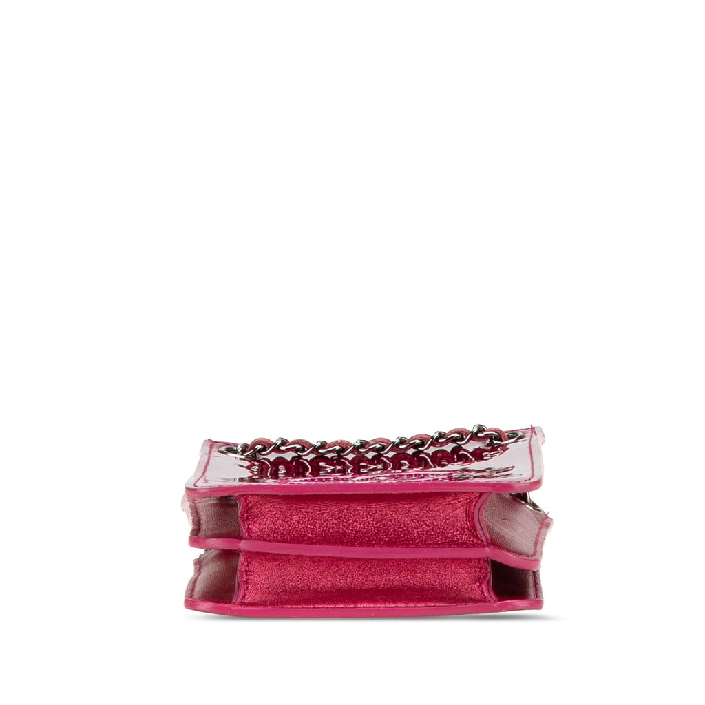 Chanel CC Patent Phone Holder Crossbody