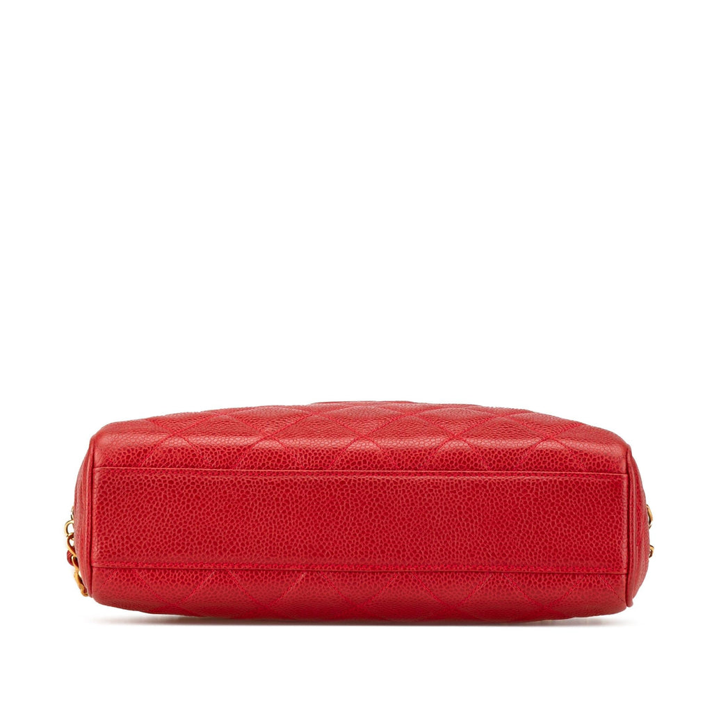 Chanel CC Quilted Caviar Chain Camera Bag