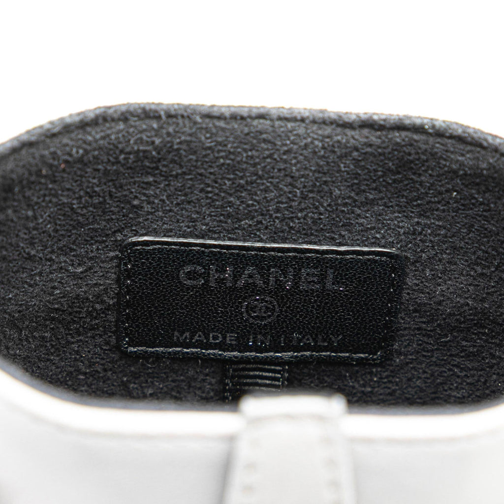 Chanel CC Quilted Lambskin Chain Around Phone Holder