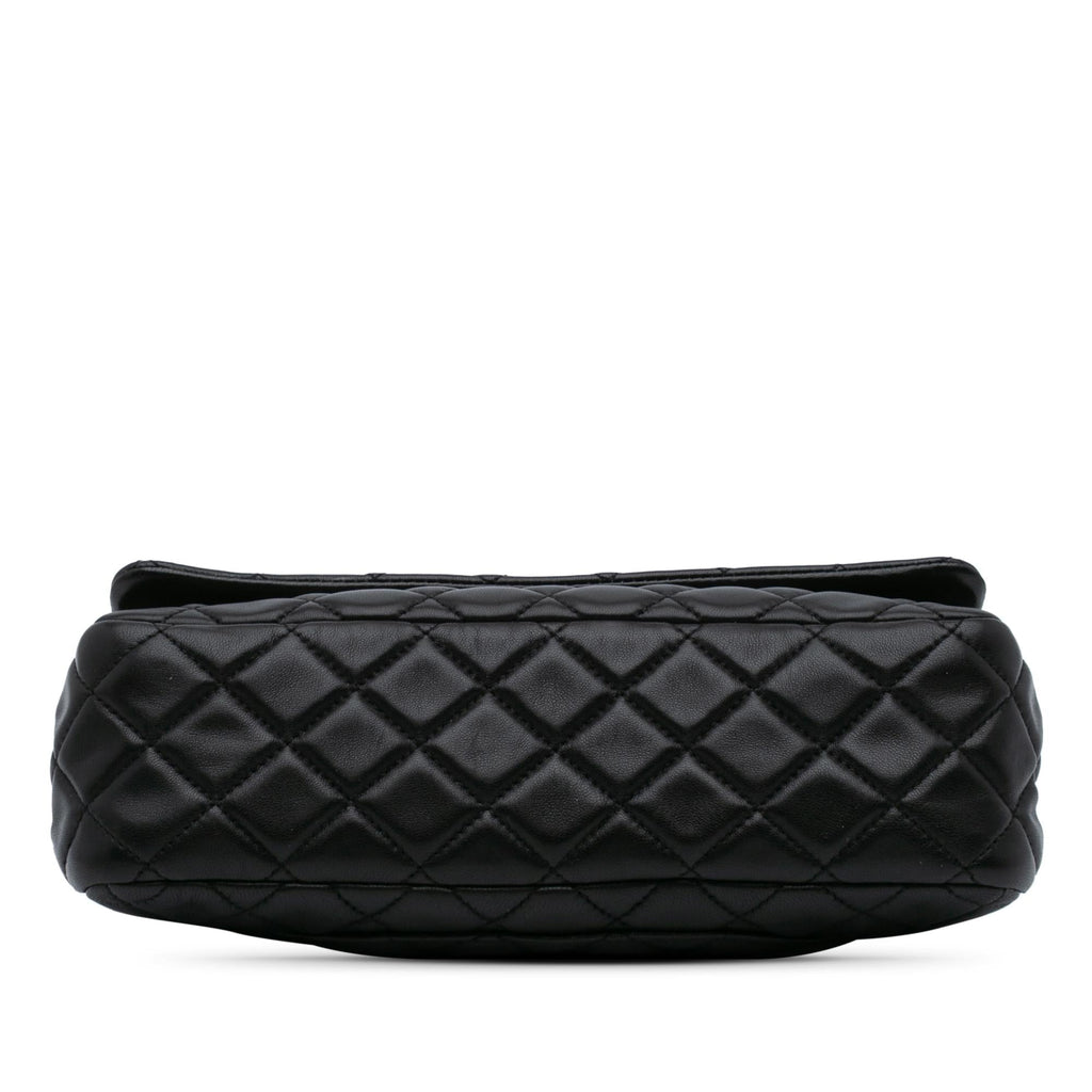 Chanel CC Quilted Lambskin Double Flap