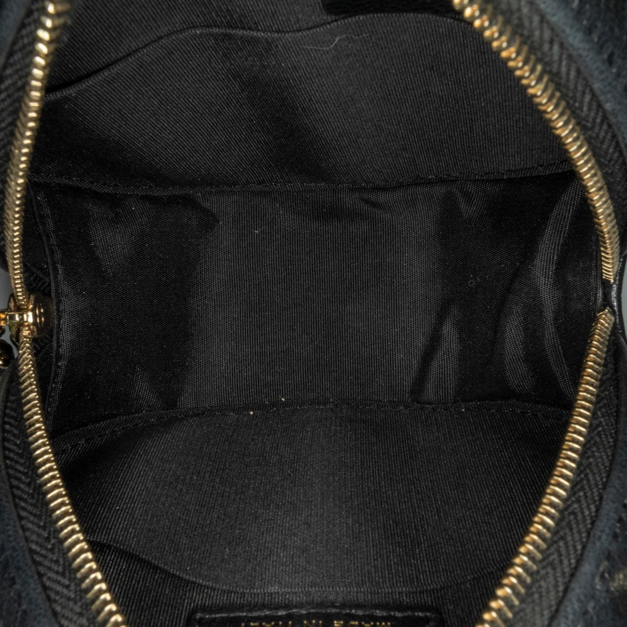 Chanel CC Quilted Lambskin Round Clutch with Chain (SHG-vxtHcs)