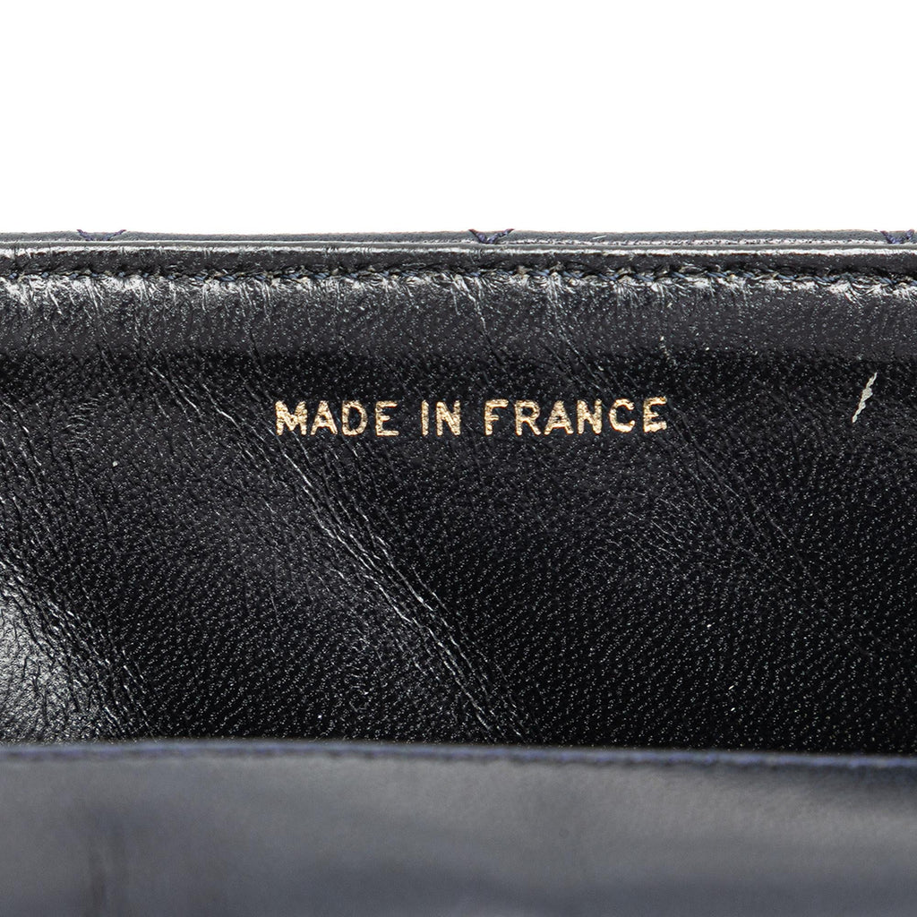 Chanel CC Quilted Lambskin Round Flap