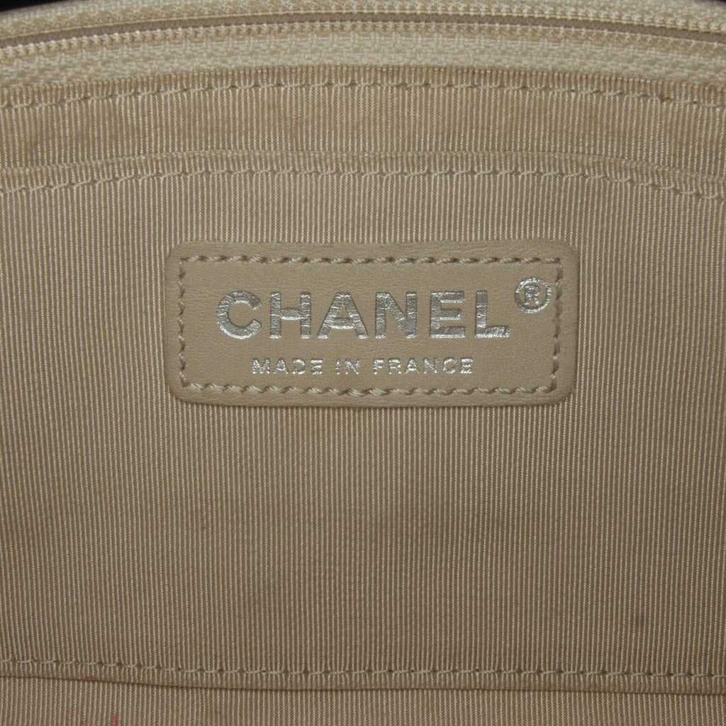 Chanel CC Quilted Perforated Lambskin Single Flap