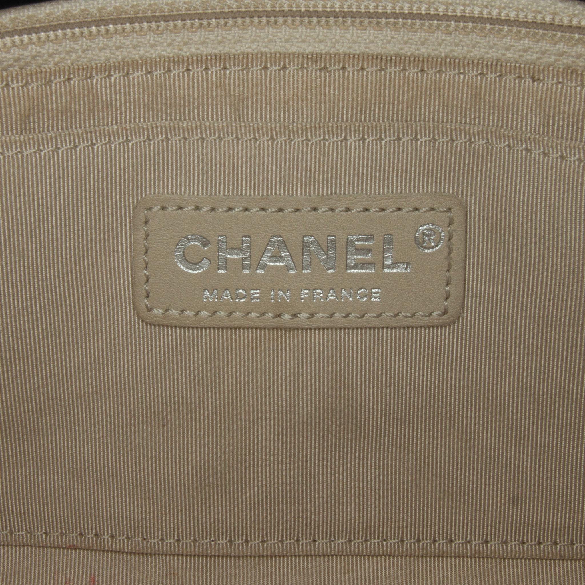 Chanel CC Quilted Perforated Lambskin Single Flap